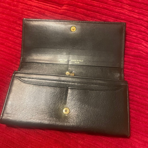 CELINE Blason Triomphe Long Wallet - Picture 7 of 12